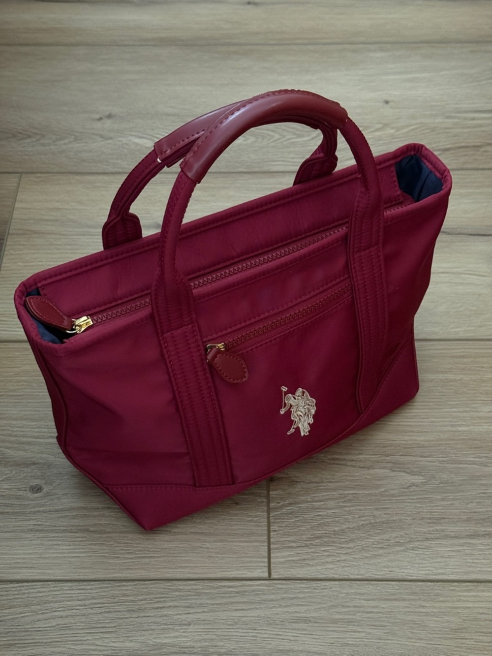 US Polo Assn Red Tote Bag - Carryall